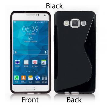 S-Line Soft Silicon Gel Case For Samsung A5 in Black