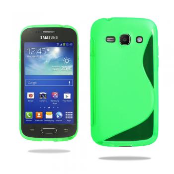 S Line Wave Gel Case Cover For Samsung Galaxy Ace 3 S7270 S7272 S7275 - Green