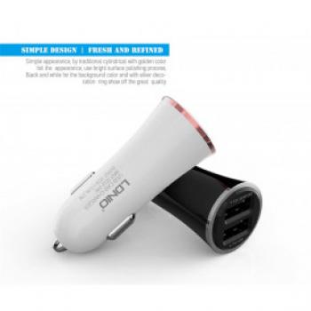 LDNIO DL-C28 Universal 2 USB Port Micro Car Charger