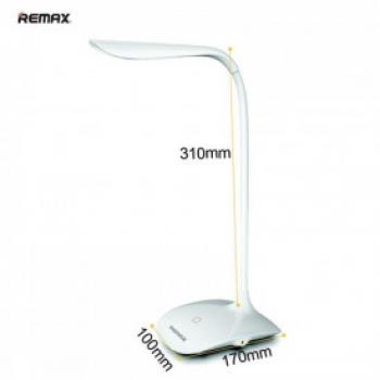 REMAX Milk Series Protect Light LED USB Eye Table Lamp with 500mAh Built-in Rechargeable Battery Plate Type