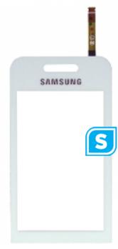 Compatible Replacement Touch Screen Digitizer for Samsung Tocco Lite S5230 in White