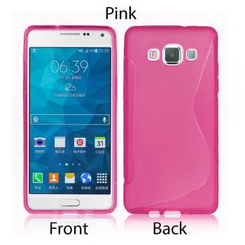 S-Line Soft Silicon Gel Case For Samsung Galaxy A5 in Pink