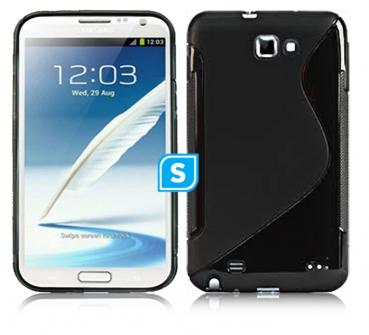 S-Line Case Compatile For Samsung Galaxy Note 2 - Black