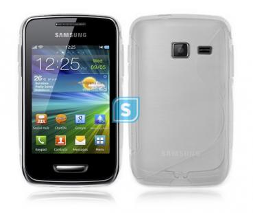 S-Line Case Compatile For Samsung Wave Y - Clear