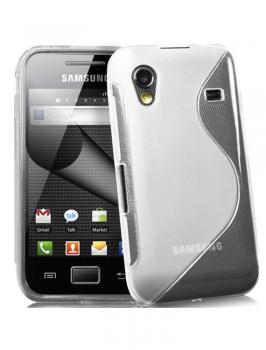 S Line TPU Silicone Back Case Cover Skin for Samsung Galaxy Ace S5830 - Clear