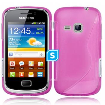 S-Line Case Compatile For Samsung Galaxy mini 2 - Pink