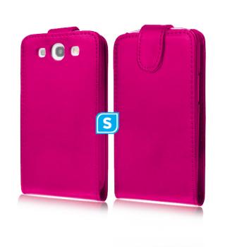 Flip Pouch For Samsung Galaxy S3 i9300 - Hot Pink