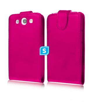 Flip Pouch For Samsung Galaxy S3 mini - Hot Pink