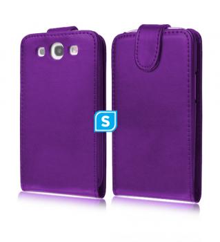 Flip Pouch For Samsung Galaxy S3 mini - Purple