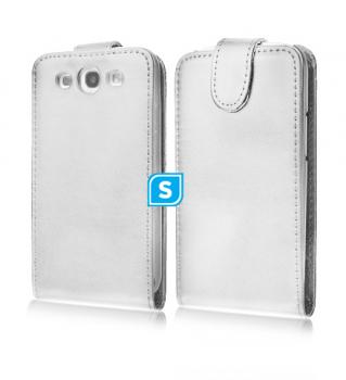 Flip Pouch For Samsung Galaxy S3 mini - White