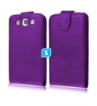 Flip Pouch For Samsung Galaxy S3 i9300 - Purple