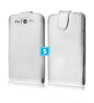 Flip Pouch For Samsung Galaxy S3 i9300 - White