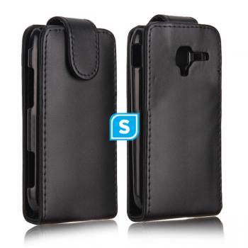 Flip Pouch For Samsung i8160 - Black