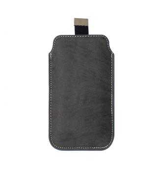 Samsung Galaxy S5 i9600 Leather feel Pull Up Pouch -Black