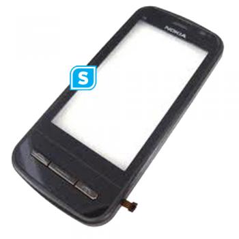 Nokia C6 digitizer with frame keypad and speaker