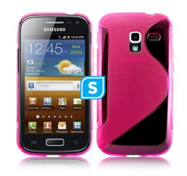 S-Line Case Compatile For Samsung Galaxy ACE 2 - Pink