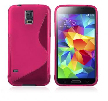 S- Line Case Compatible For Samsung Galaxy S5 - Pink