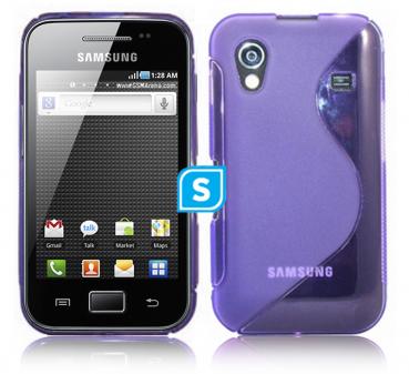 S-Line Case Compatile For Samsung Galaxy ACE - Purple