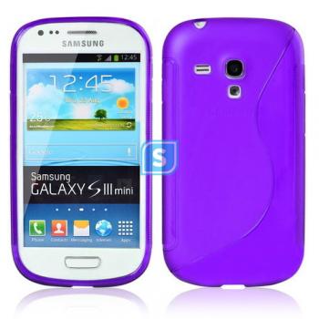 S-Line Case Compatile For Samsung Galaxy S3 mini - Purple