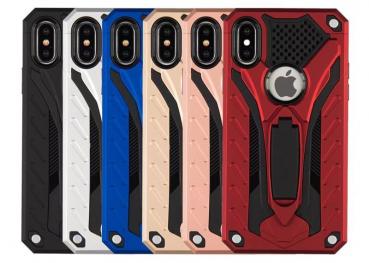 Hybrid Heavy Duty Defender Shockproof Case Cover with Kickstand For iphone X