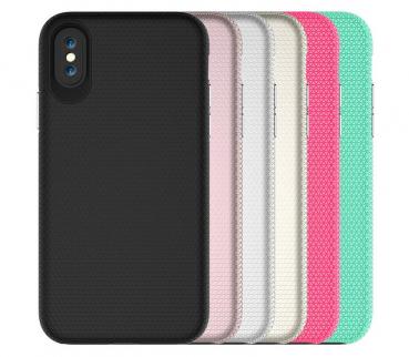 Rugged Anti-skid Armor Hard Heavy Duty TPU Back Cover for Iphone X