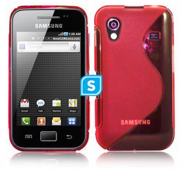 S-Line Case Compatile For Samsung Galaxy ACE - Red