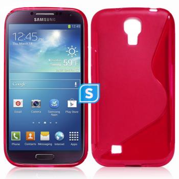 S-Line Case Compatible For Samsung Galaxy S4 - Red