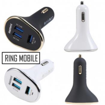 Remax 6.3 A Universal Car Charger 3 USB Port Output Car Cigarette Lighter Car Charger