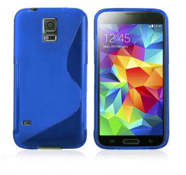 S- Line Case Compatible For Samsung Galaxy S5 -Blue