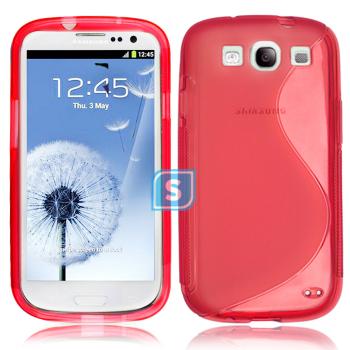 S-Line Case Compatile For Samsung Galaxy S3 - Red