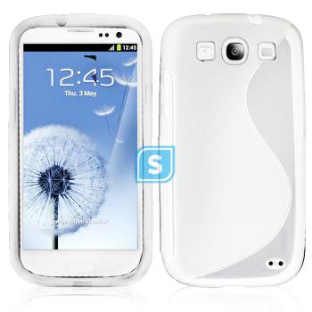 S-Line Case Compatile For Samsung Galaxy S3 - White