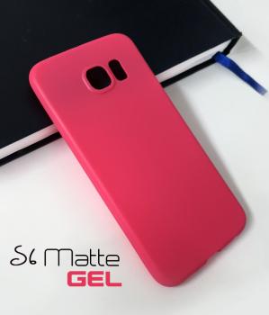 GENUINE GEL TPU SILICONE CASE FOR SAMSUNG GALAXY S6/S6 EDGE IN HOT PINK