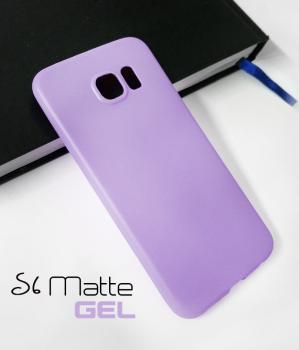 GENUINE GEL TPU SILICONE CASE FOR SAMSUNG GALAXY S6/S6 EDGE IN PURPLE