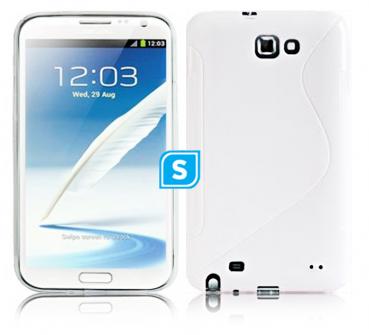 S-Line Case Compatile For Samsung Galaxy Note 2 - White