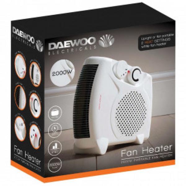 Daewoo Fan Heater Flat 2000W