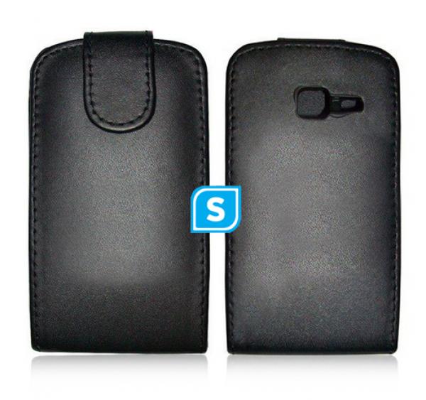 Flip Pouch For Samsung S5380 - Black